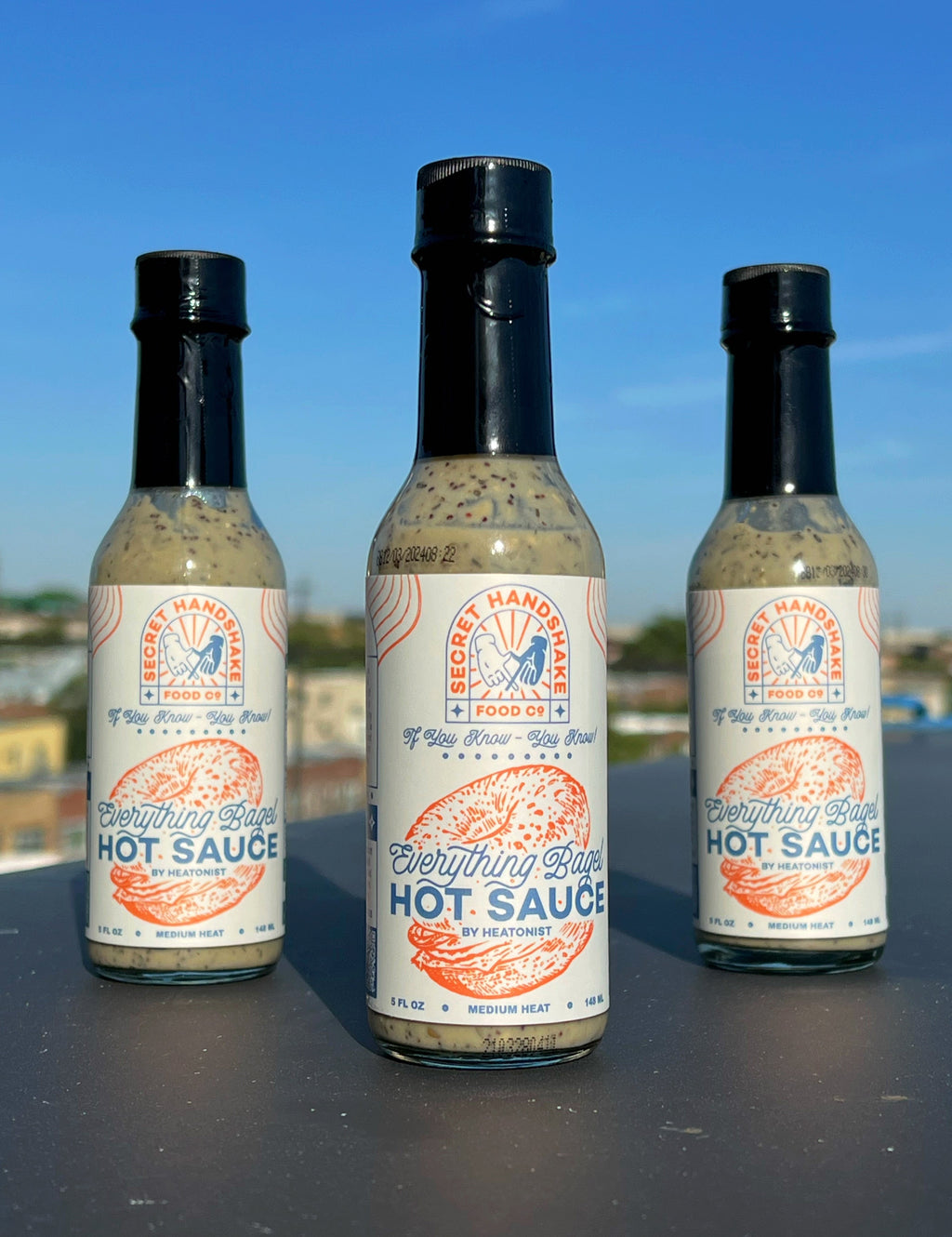 Everything Bagel Hot Sauce | Secret Handshake Food Co-C